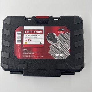 Craftsman 10-Piece 3/8-In Drive Socket Wrench Set With Lifetime Warranty #13186